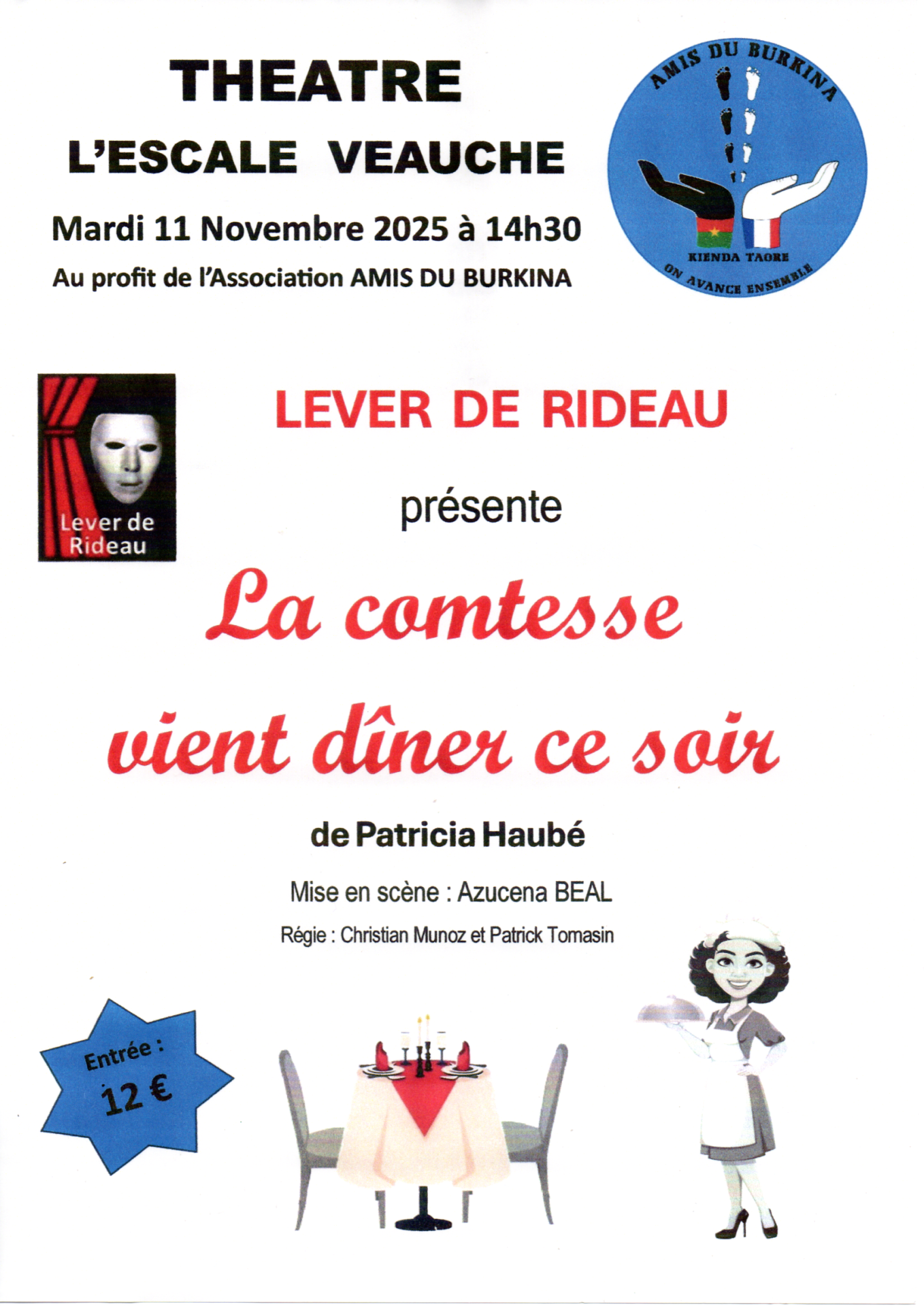 Affiche theatre 2025